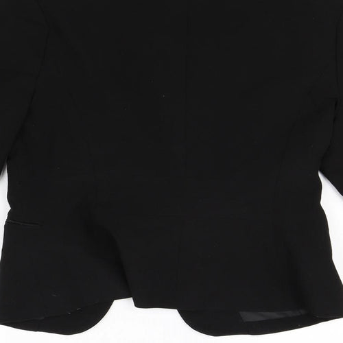 Red Herring Womens Black   Jacket Blazer Size 12  - Shoulder Pads