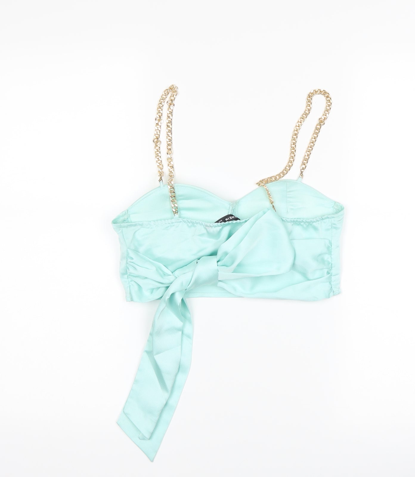 SheIn Womens Blue   Cropped Tank Size XS  - bralet with tie