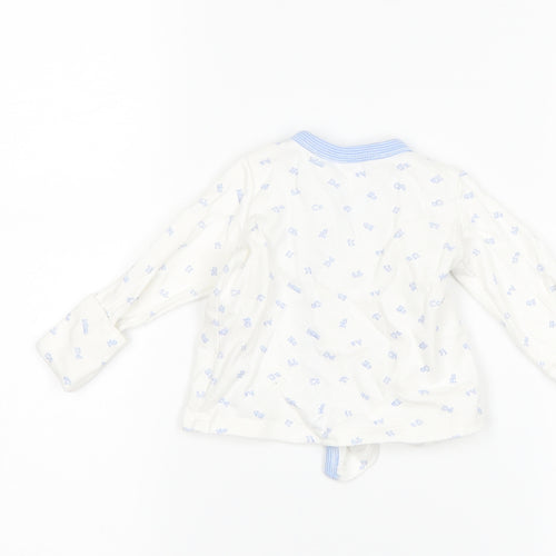 Ralph Lauren Baby White   Basic T-Shirt Size 3-6 Months  - Graphic tie side