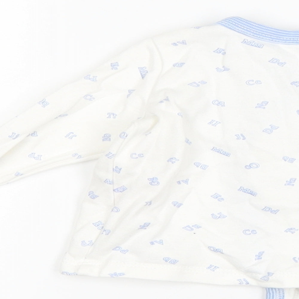 Ralph Lauren Baby White   Basic T-Shirt Size 3-6 Months  - Graphic tie side