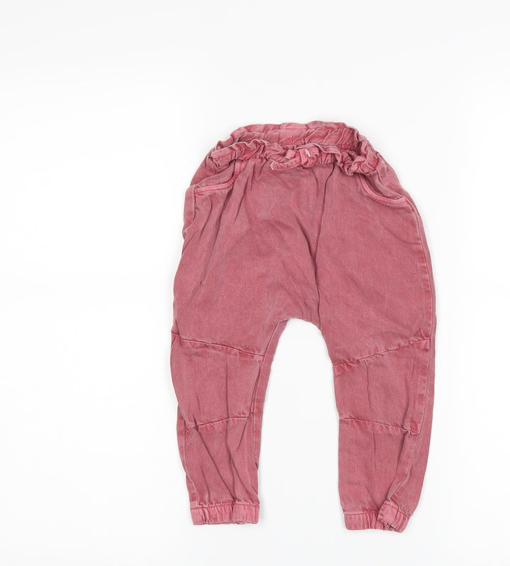NEXT Girls Purple   Capri Trousers Size 12-18 Months