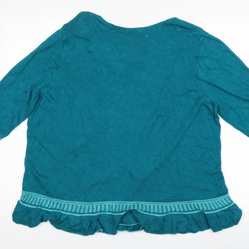 Marks and Spencer Womens Blue   Cardigan Jumper Size 22