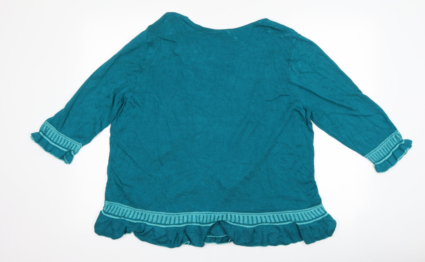 Marks and Spencer Womens Blue   Cardigan Jumper Size 22