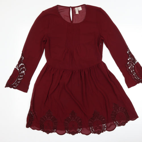 H&M Womens Red   Shift  Size 6