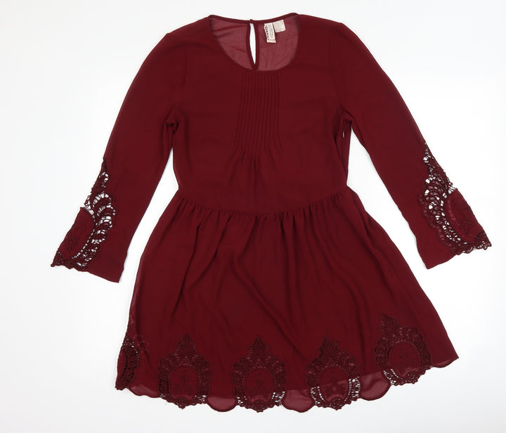 H&M Womens Red   Shift  Size 6