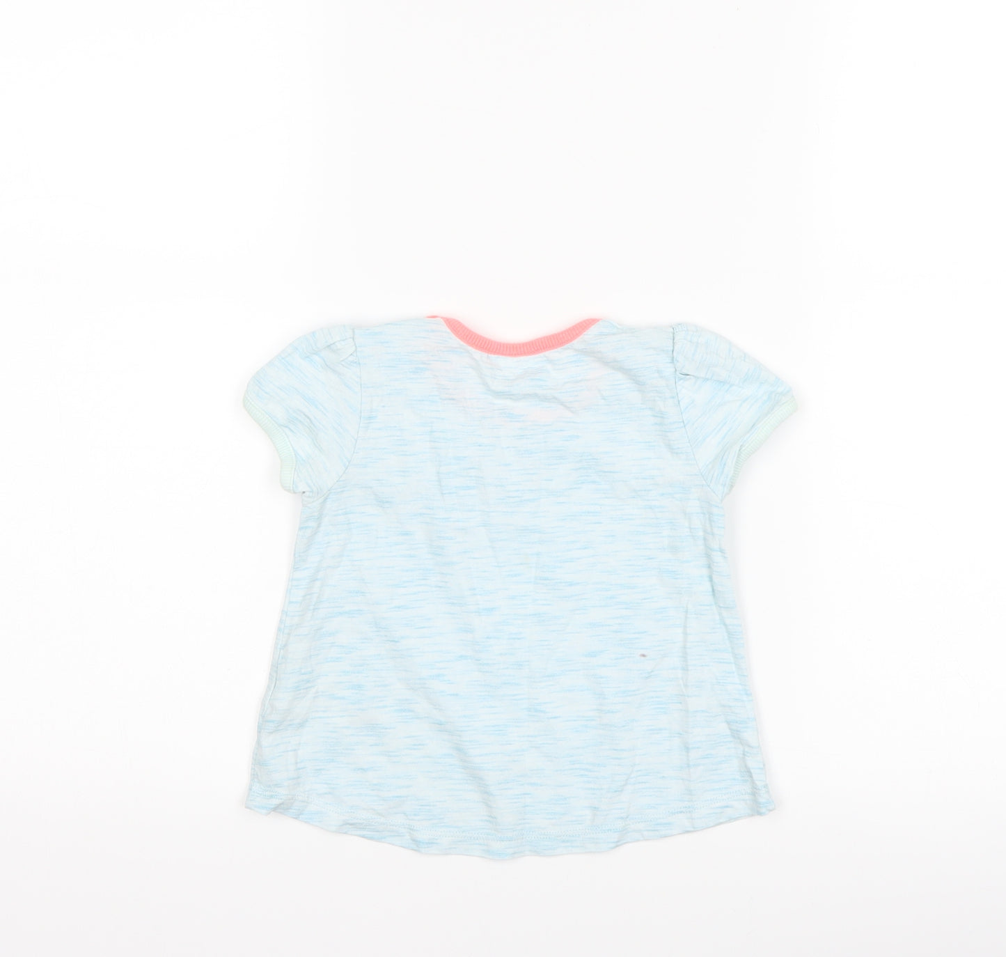 NEXT Girls Blue   Basic T-Shirt Size 9-12 Months