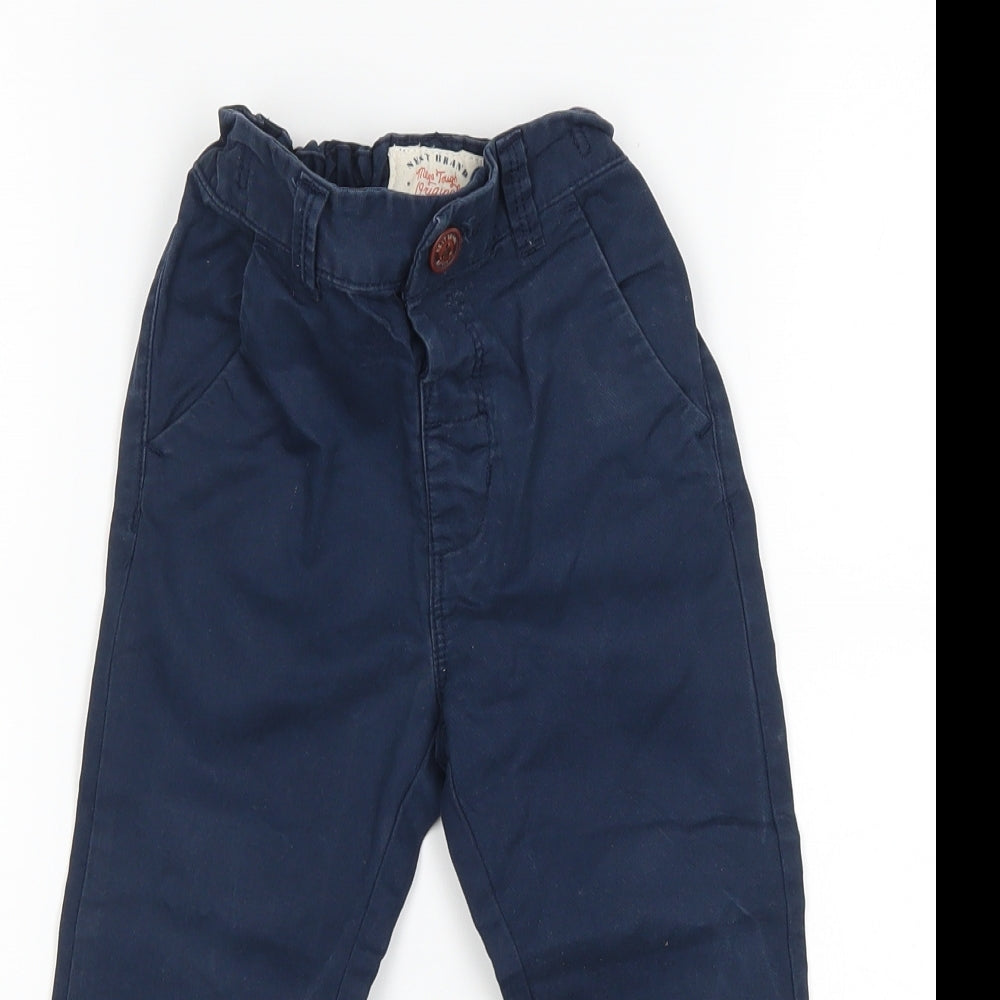 NEXT Boys Blue   Capri Trousers Size 18-24 Months