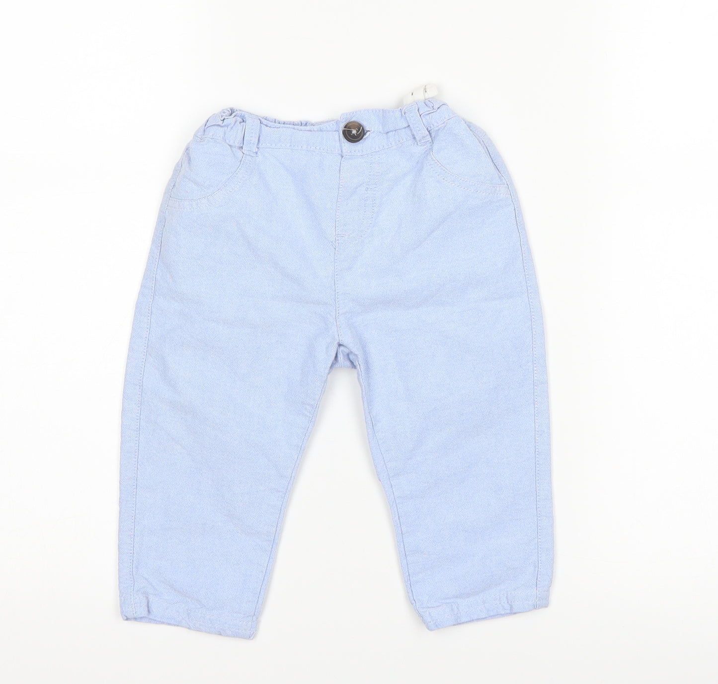 Preworn Boys Blue   Capri Trousers Size 12-18 Months