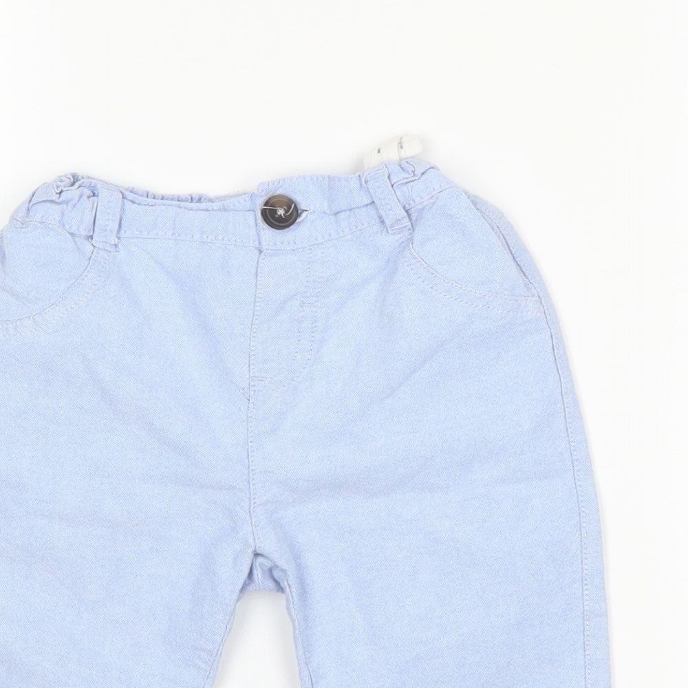 Preworn Boys Blue   Capri Trousers Size 12-18 Months