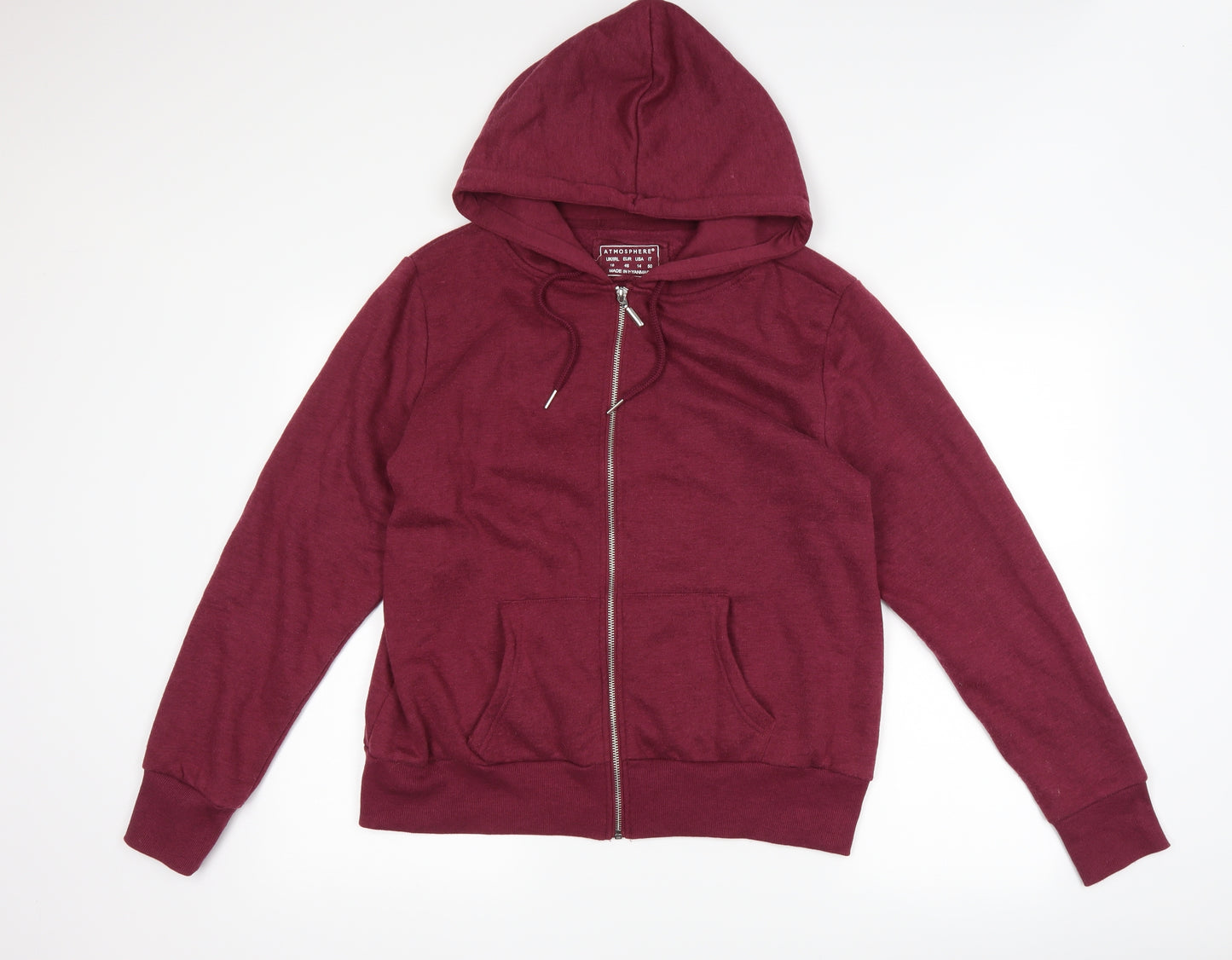Atmosphere Womens Purple   Full Zip Hoodie Size 18