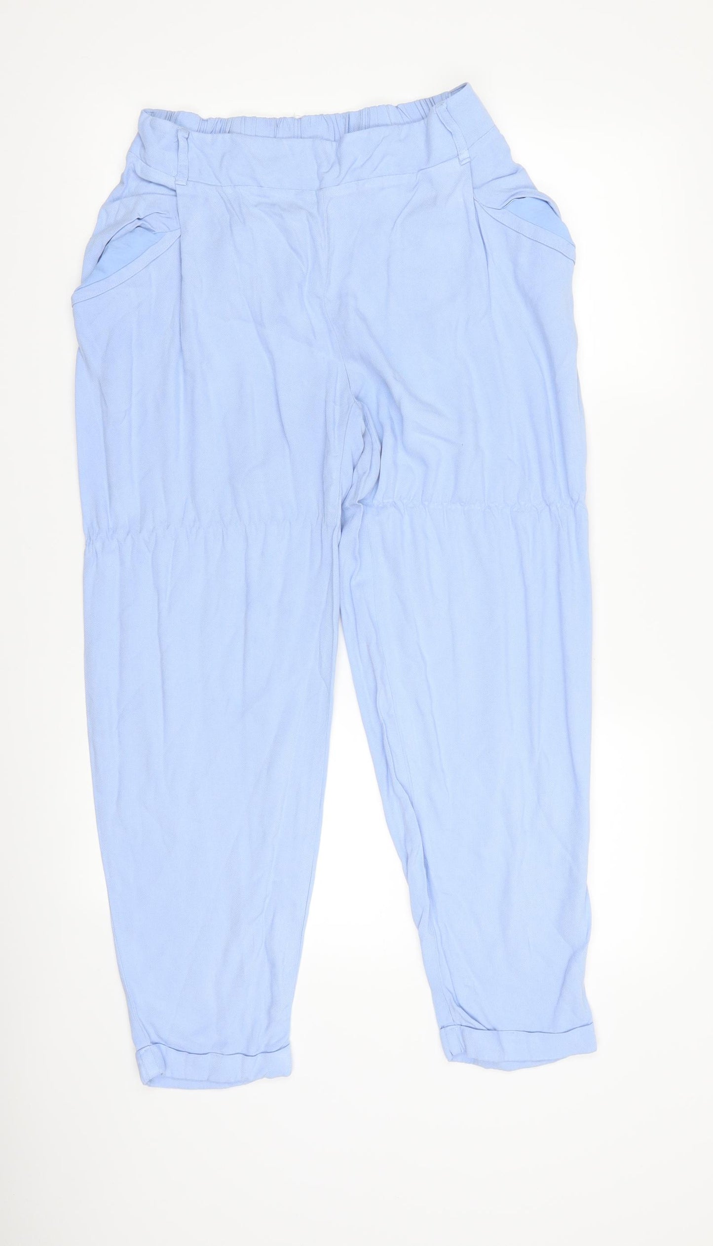 New Look Womens Blue   Trousers  Size 12 L26 in