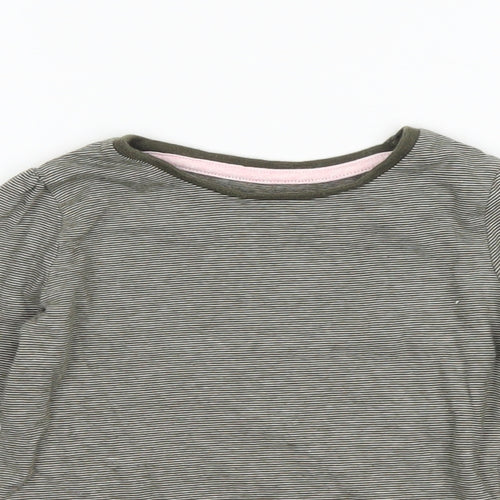 Primark Girls Green Striped  Basic T-Shirt Size 18-24 Months