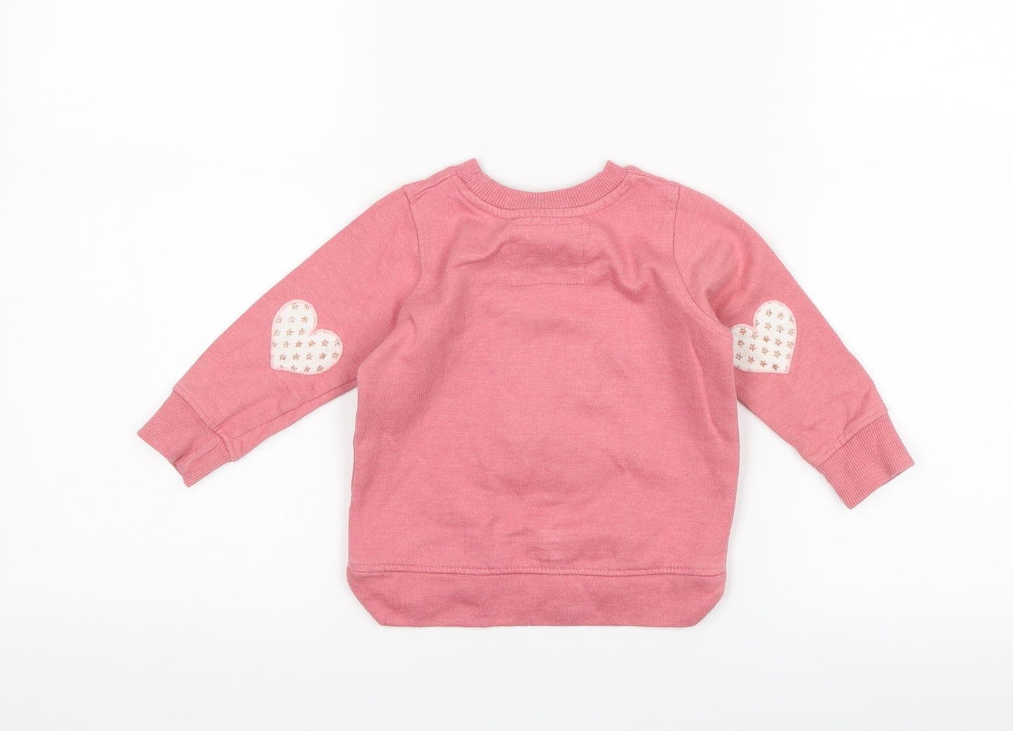 Primark Girls Pink   Pullover Jumper Size 9-12 Months  - bunny