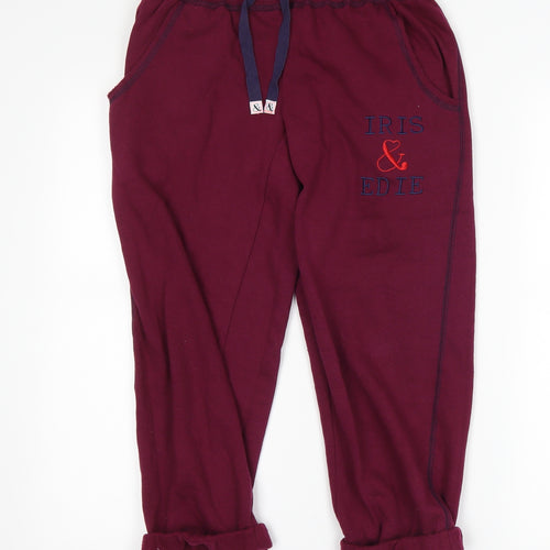 Debenhams Womens Purple   Jogger Trousers Size 8 L23 in