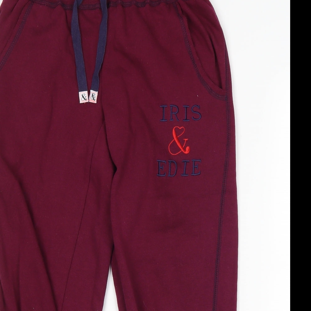 Debenhams Womens Purple   Jogger Trousers Size 8 L23 in