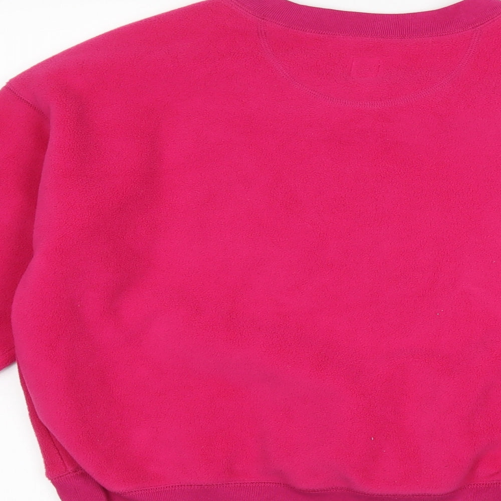 Gap Girls Pink  Fleece Pullover Sweatshirt Size 14-15 Years