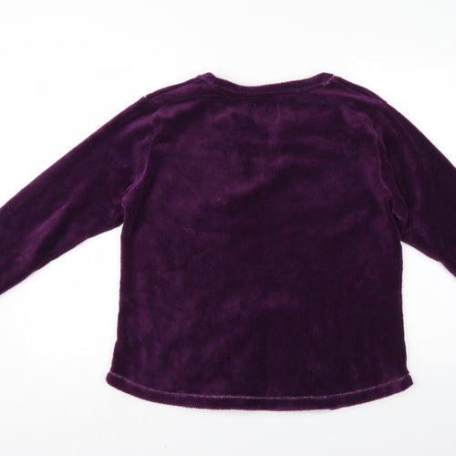 Time To dream Womens Purple   Pullover Jumper Size L