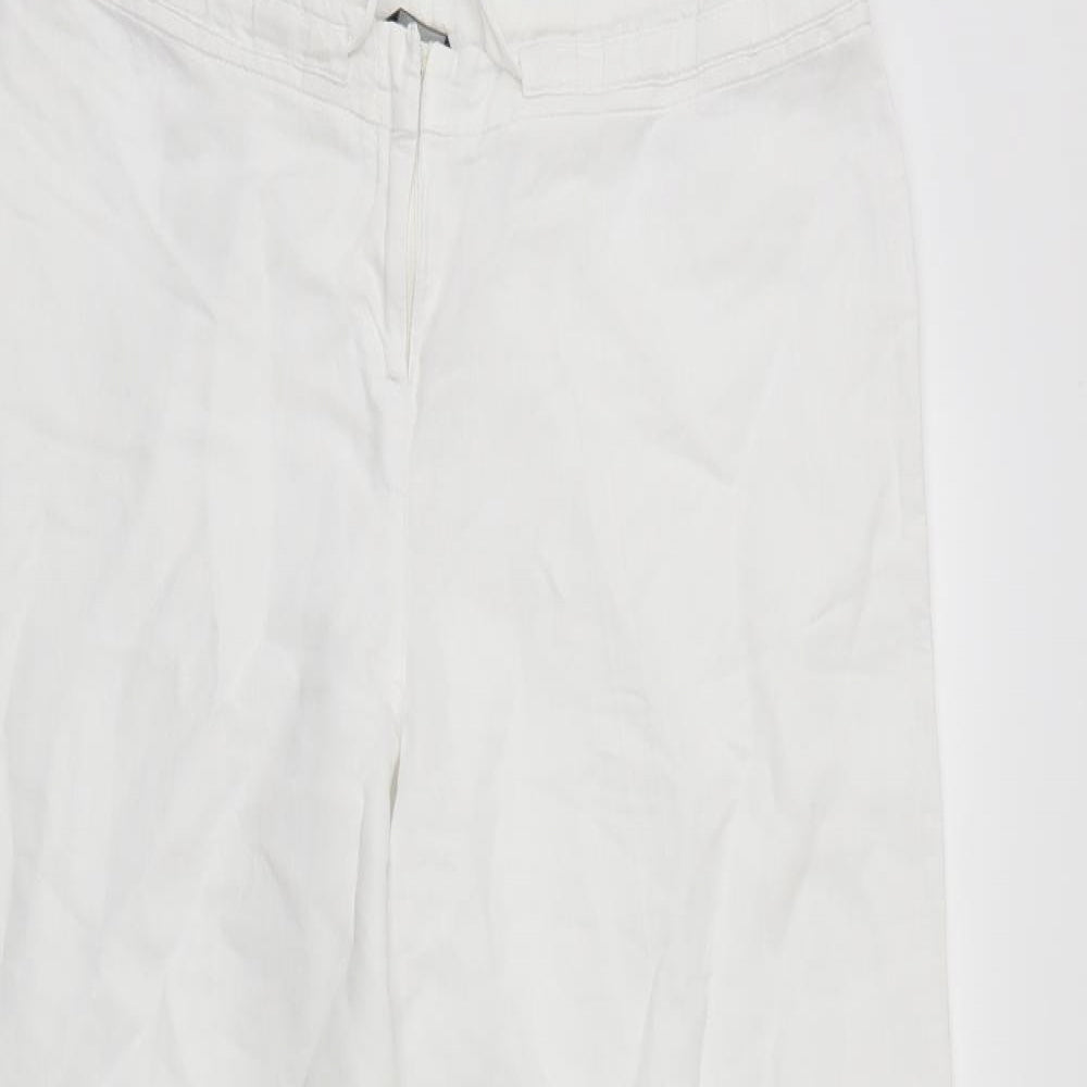 Florence & Fred Womens White   Trousers  Size 10 L27 in