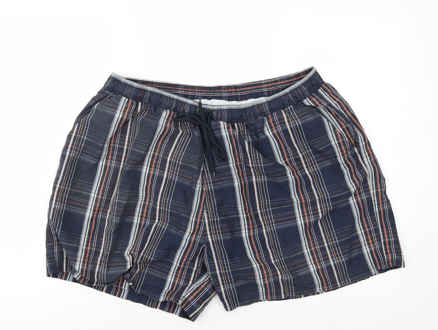 Easy Mens Multicoloured Check  Bermuda Shorts Size 2XL - Elastic Waist