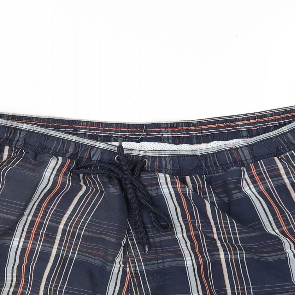 Easy Mens Multicoloured Check  Bermuda Shorts Size 2XL - Elastic Waist