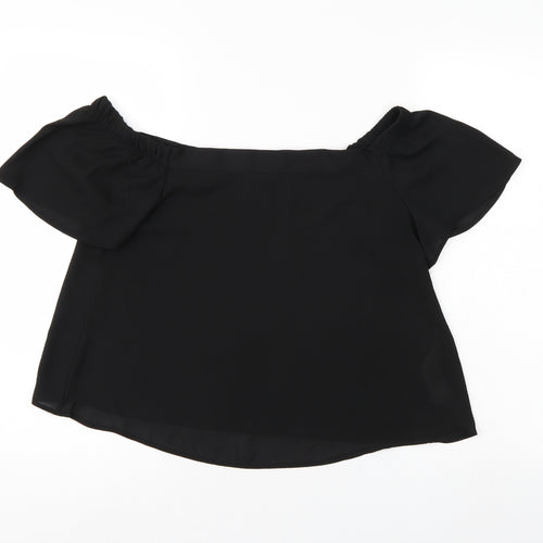 New Look Womens Black   Basic Blouse Size 10