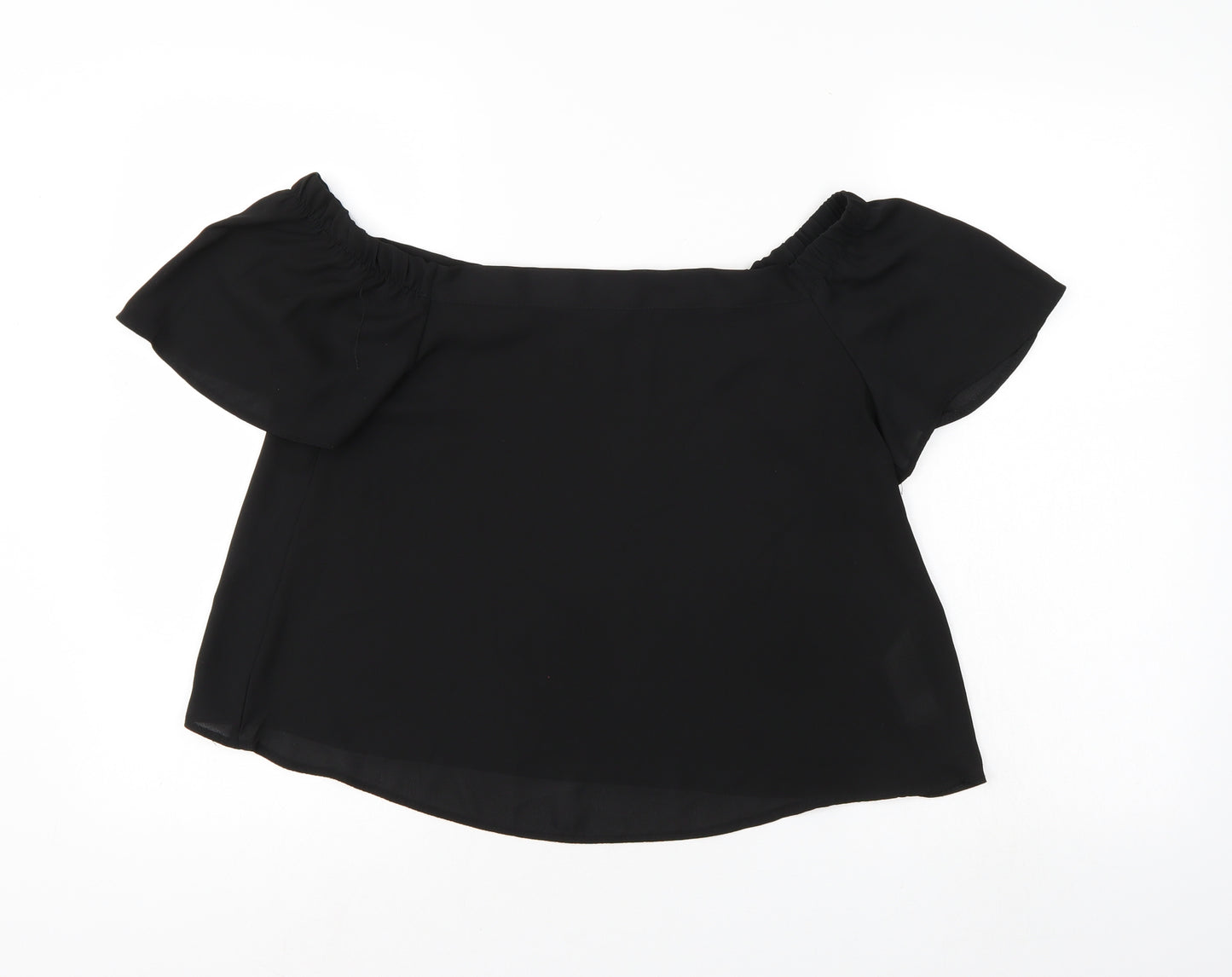 New Look Womens Black   Basic Blouse Size 10