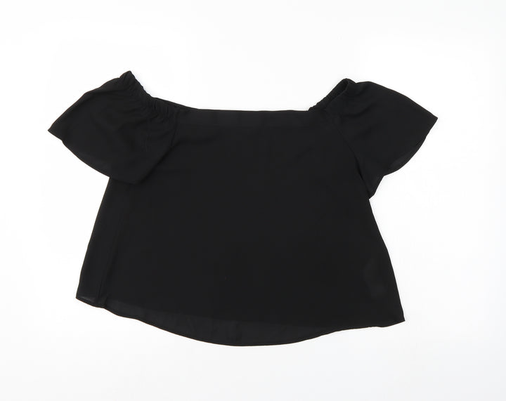 New Look Womens Black   Basic Blouse Size 10