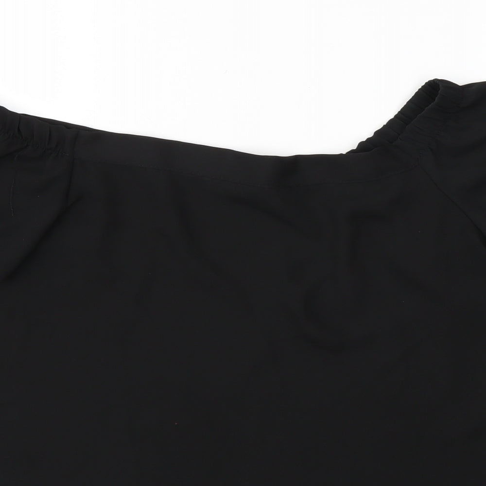 New Look Womens Black   Basic Blouse Size 10