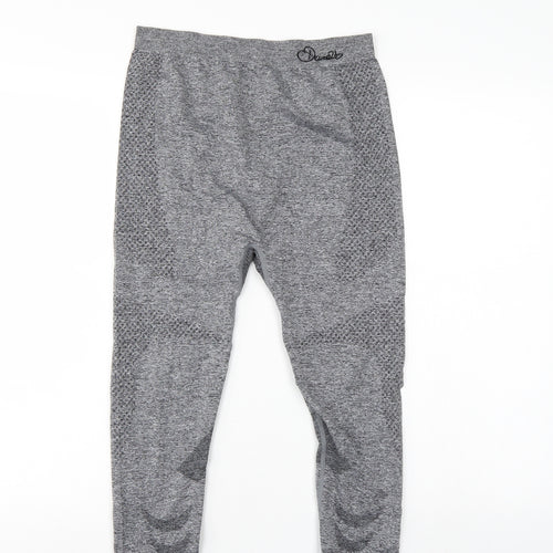 Preworn Womens Grey   Track Pants Leggings Size XS L19 in - Elastic Waist