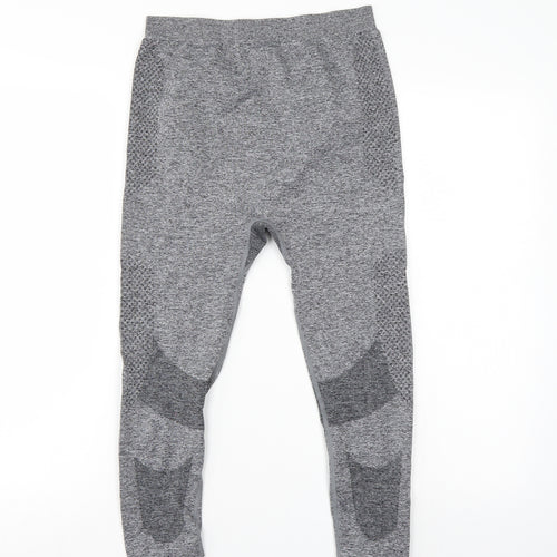 Preworn Womens Grey   Track Pants Leggings Size XS L19 in - Elastic Waist