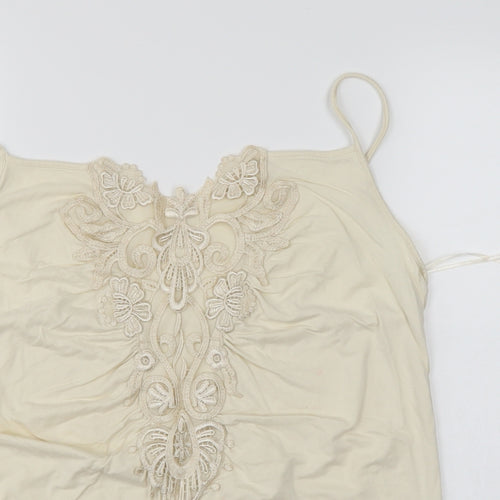 Preworn Womens Ivory   Basic Blouse Size 14