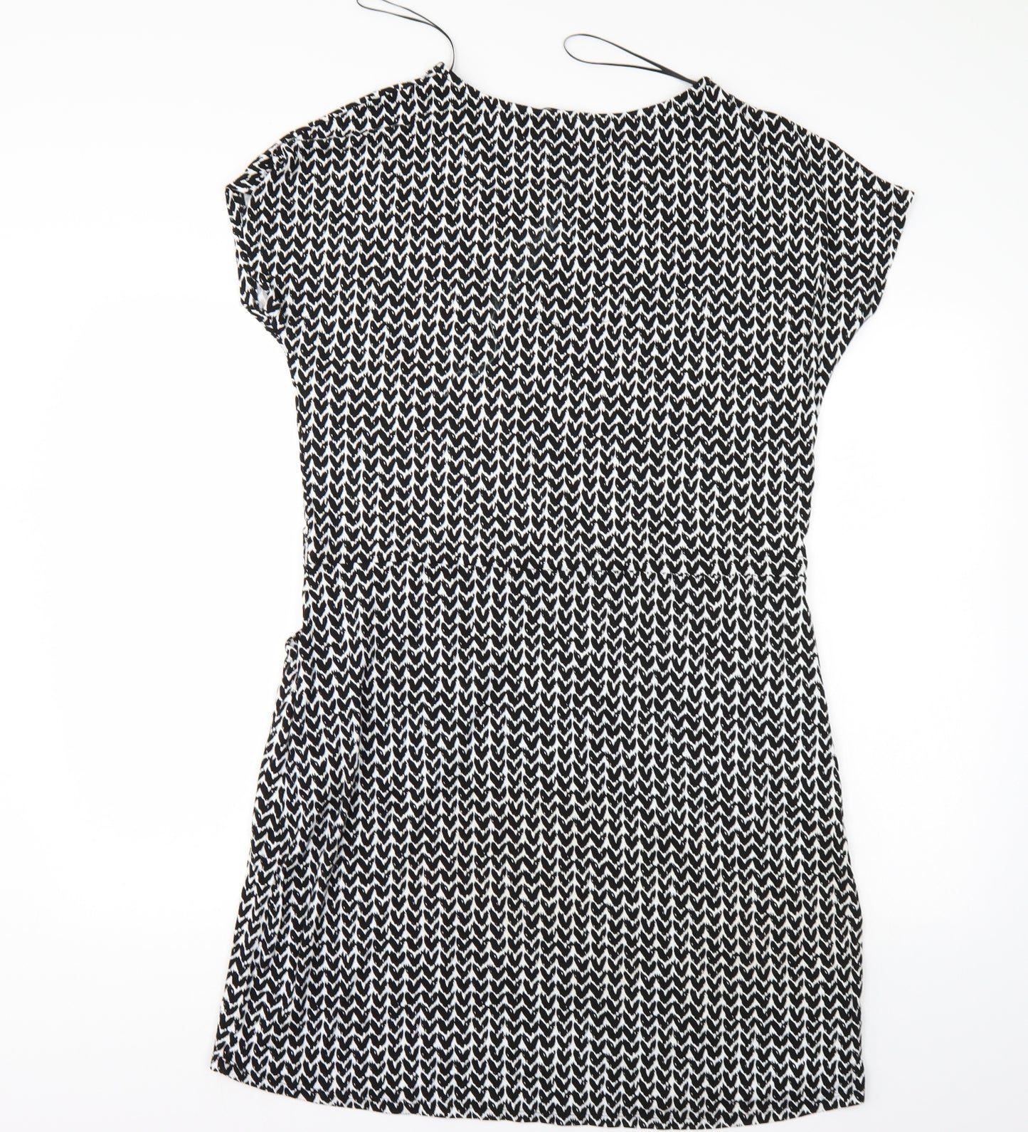 TU Womens Black   T-Shirt Dress  Size 14