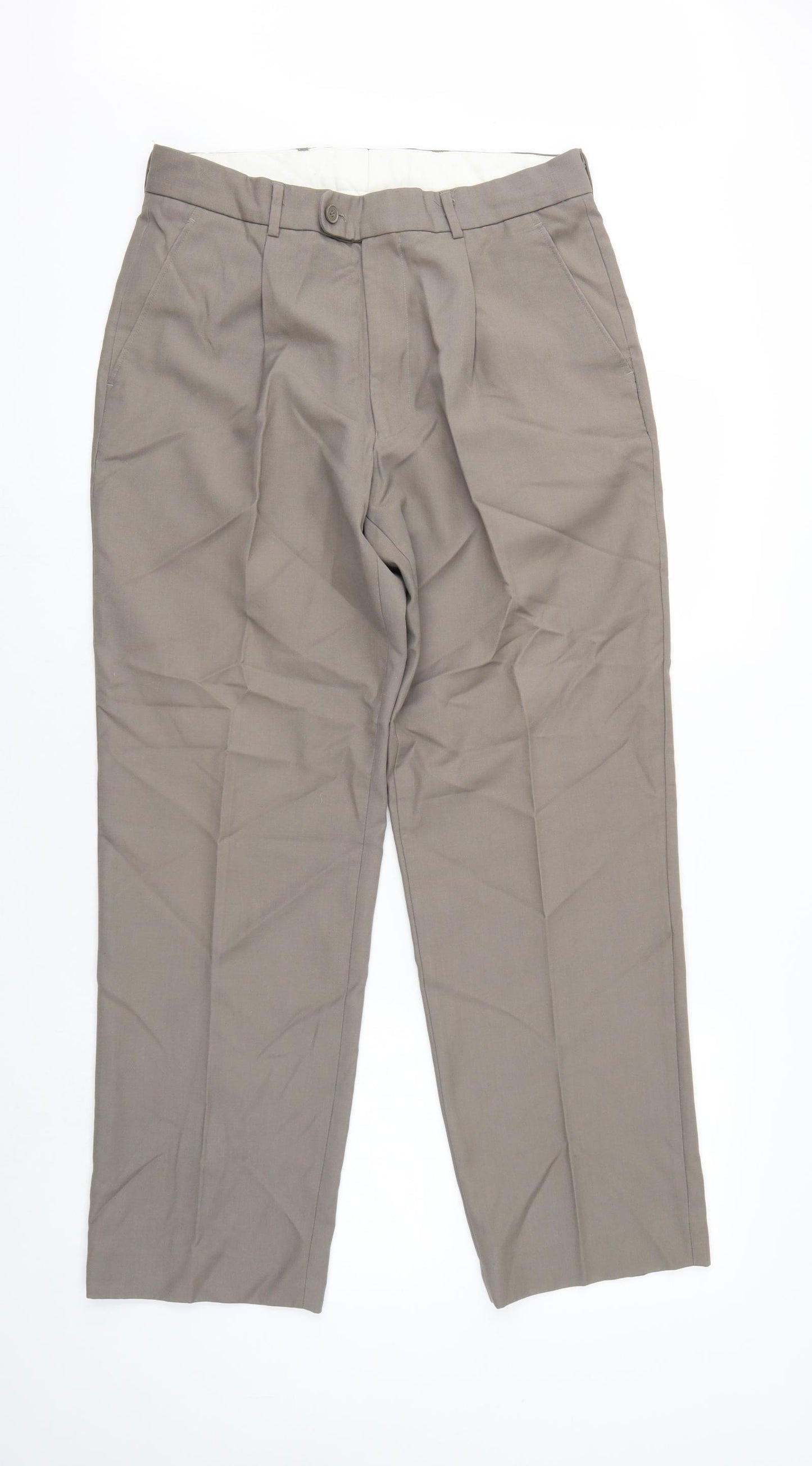 Burton Mens Grey   Trousers  Size 38 L29 in