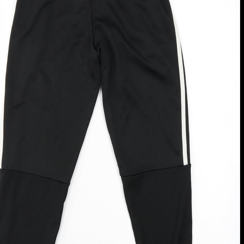 adidas Boys Black   Sweatpants Trousers Size 10-11 Years