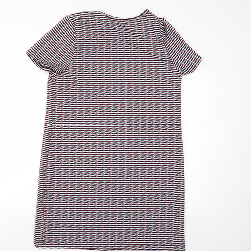 New Look Womens Multicoloured Striped  T-Shirt Dress