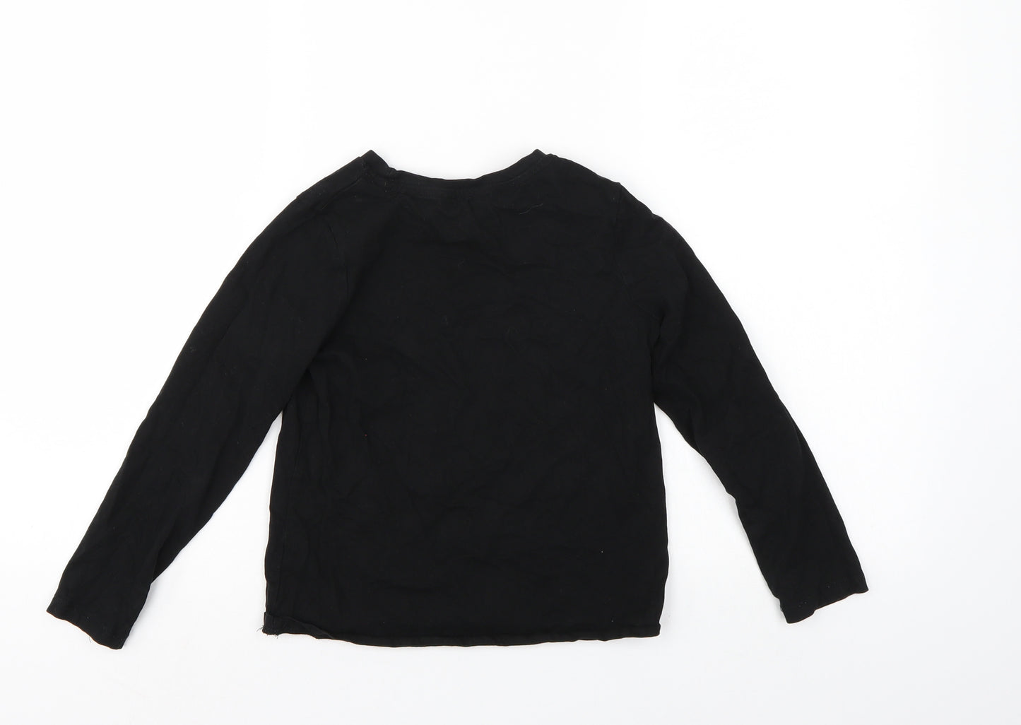 George Girls Black   Pullover Sweatshirt Size 8-9 Years