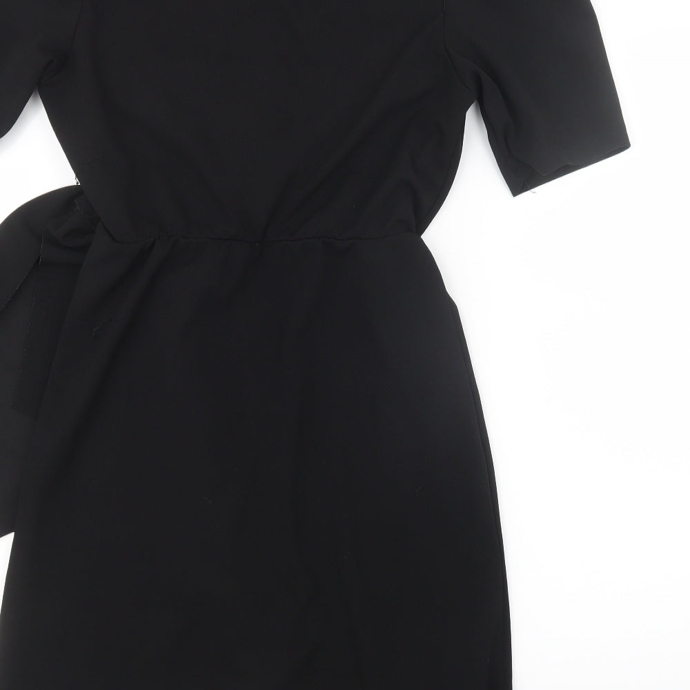 Boohoo Womens Black   Shirt Dress  Size 14
