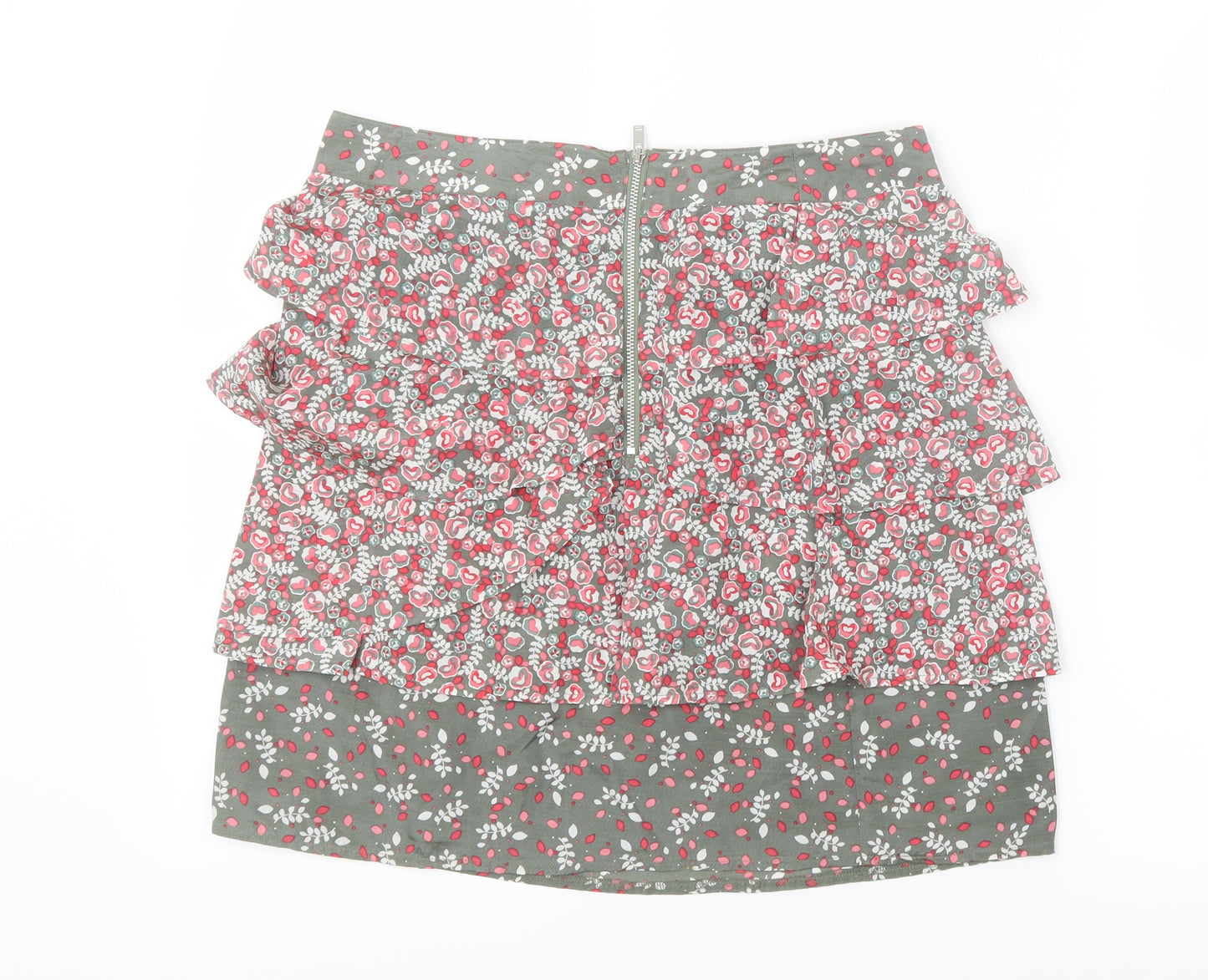 Oasis Womens Pink Floral  Straight & Pencil Skirt Size 10
