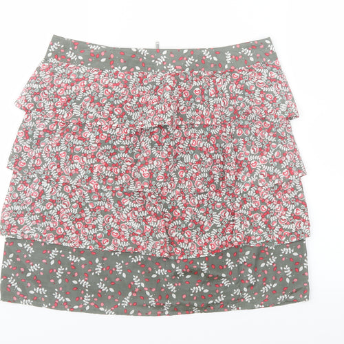 Oasis Womens Pink Floral  Straight & Pencil Skirt Size 10