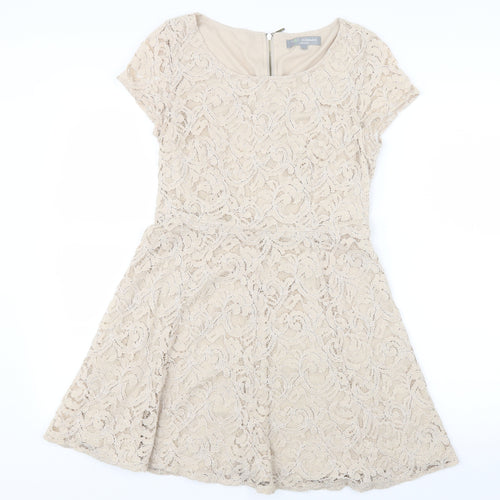 Marks and Spencer Womens Beige  Lace Mini  Size 8