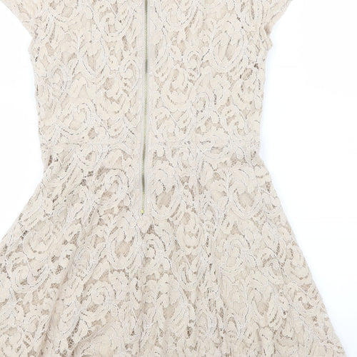 Marks and Spencer Womens Beige  Lace Mini  Size 8