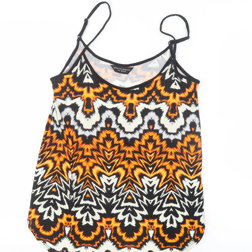 Dorothy Perkins Womens Orange Geometric  Camisole T-Shirt Size 14