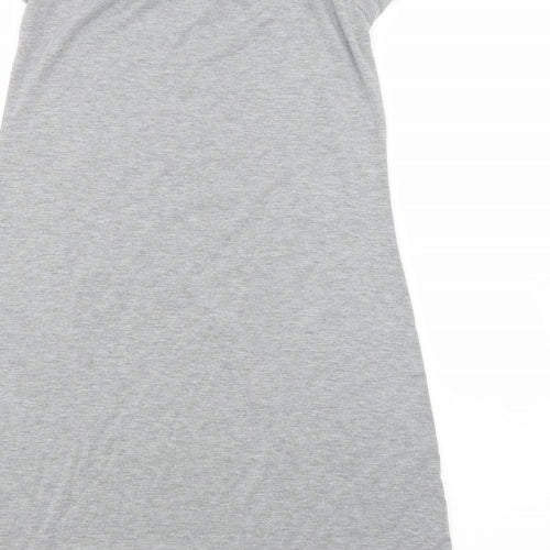 PRETTYLITTLETHING Womens Grey   T-Shirt Dress  Size 12
