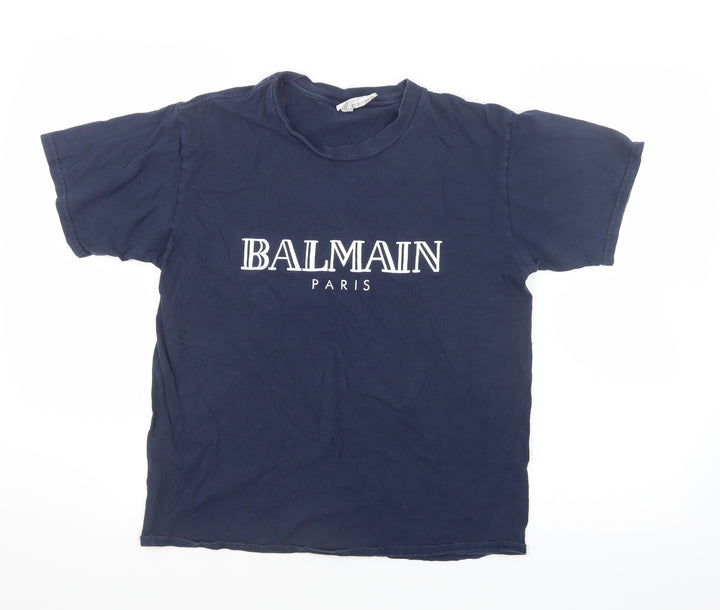 Gildan Womens Blue Basic T-Shirt Size S