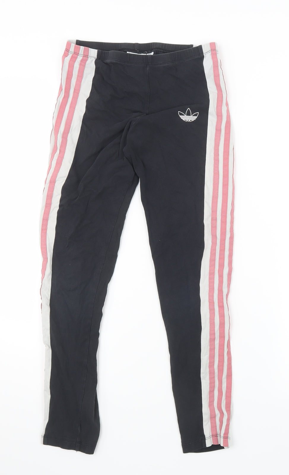 adidas Girls Black   Carrot Trousers Size 11-12 Years
