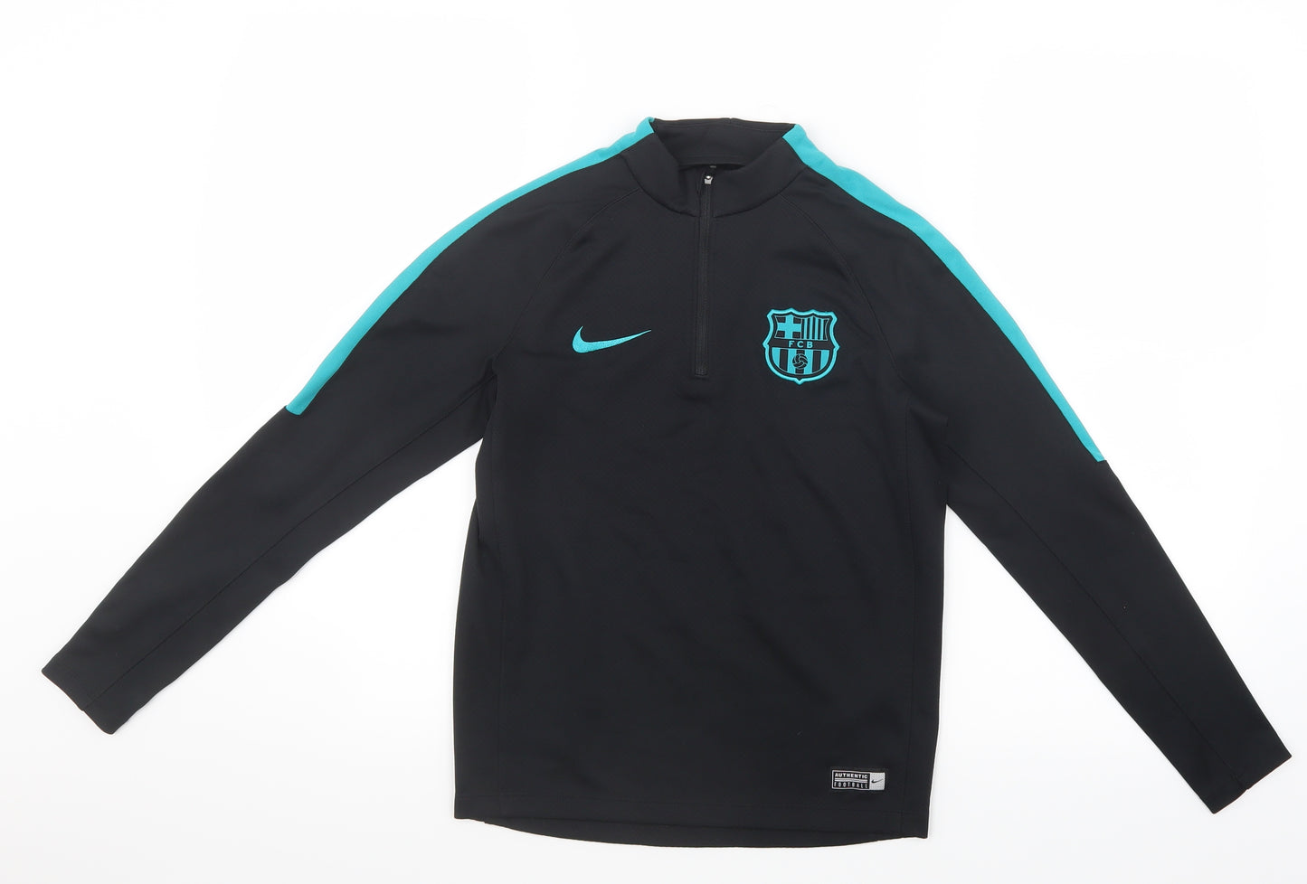 Nike Boys Black   Jacket  Size 10-11 Years  - Barcelona FC
