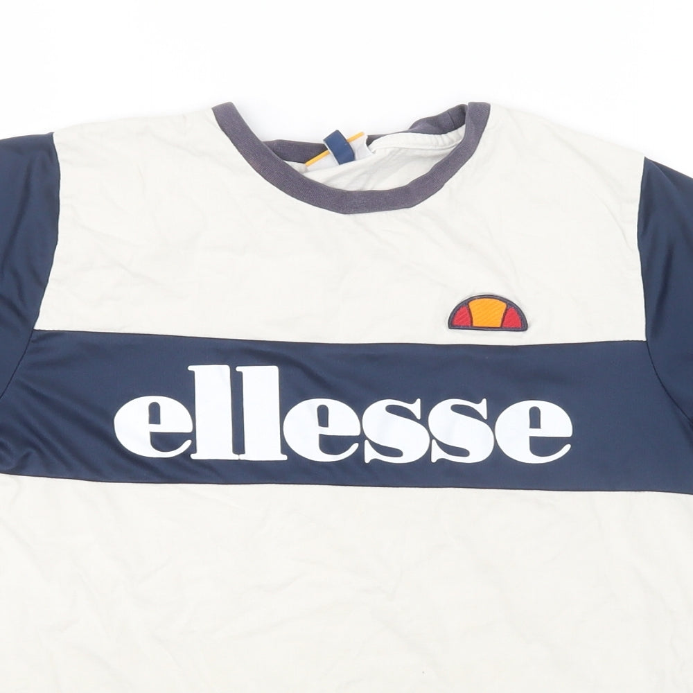 ellesse Boys White   Basic T-Shirt Size 13-14 Years