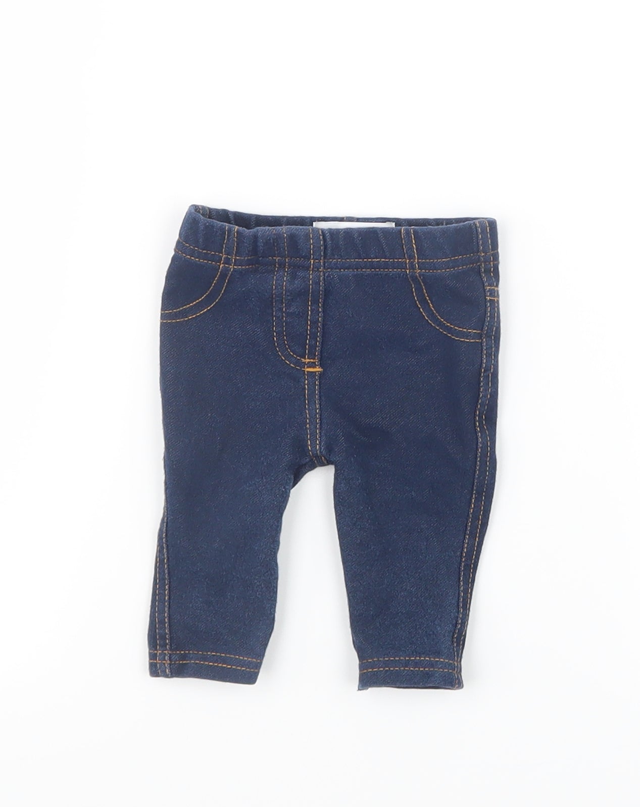 Earlydays Girls Blue   Capri Leggings Size 0-3 Months