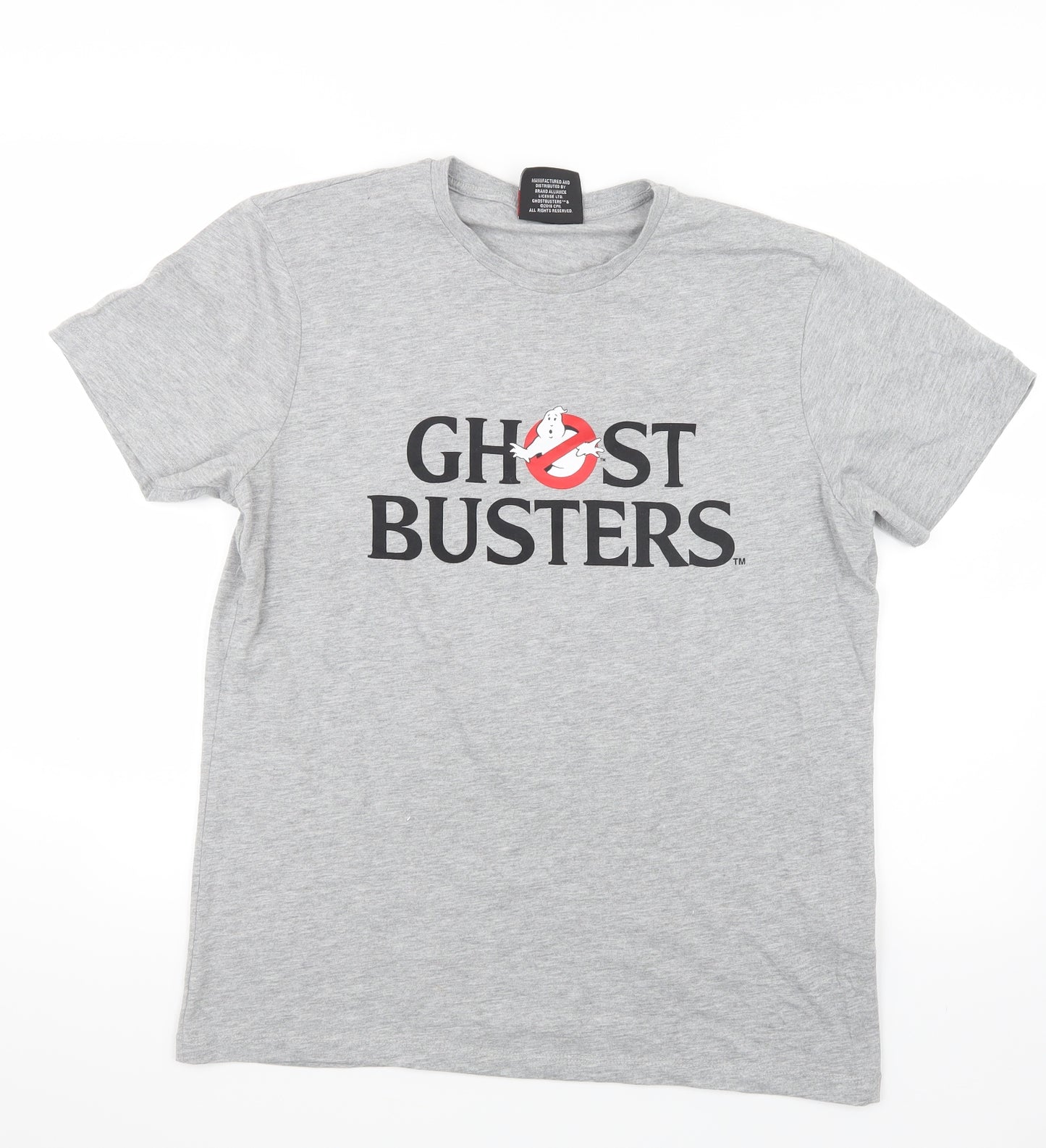 Primark Mens Grey    T-Shirt Size L  - Ghostbusters