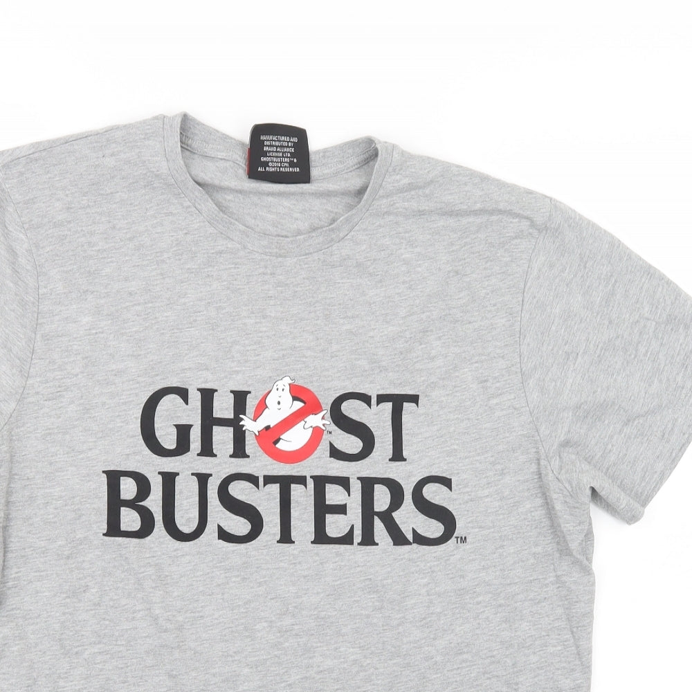 Primark Mens Grey    T-Shirt Size L  - Ghostbusters